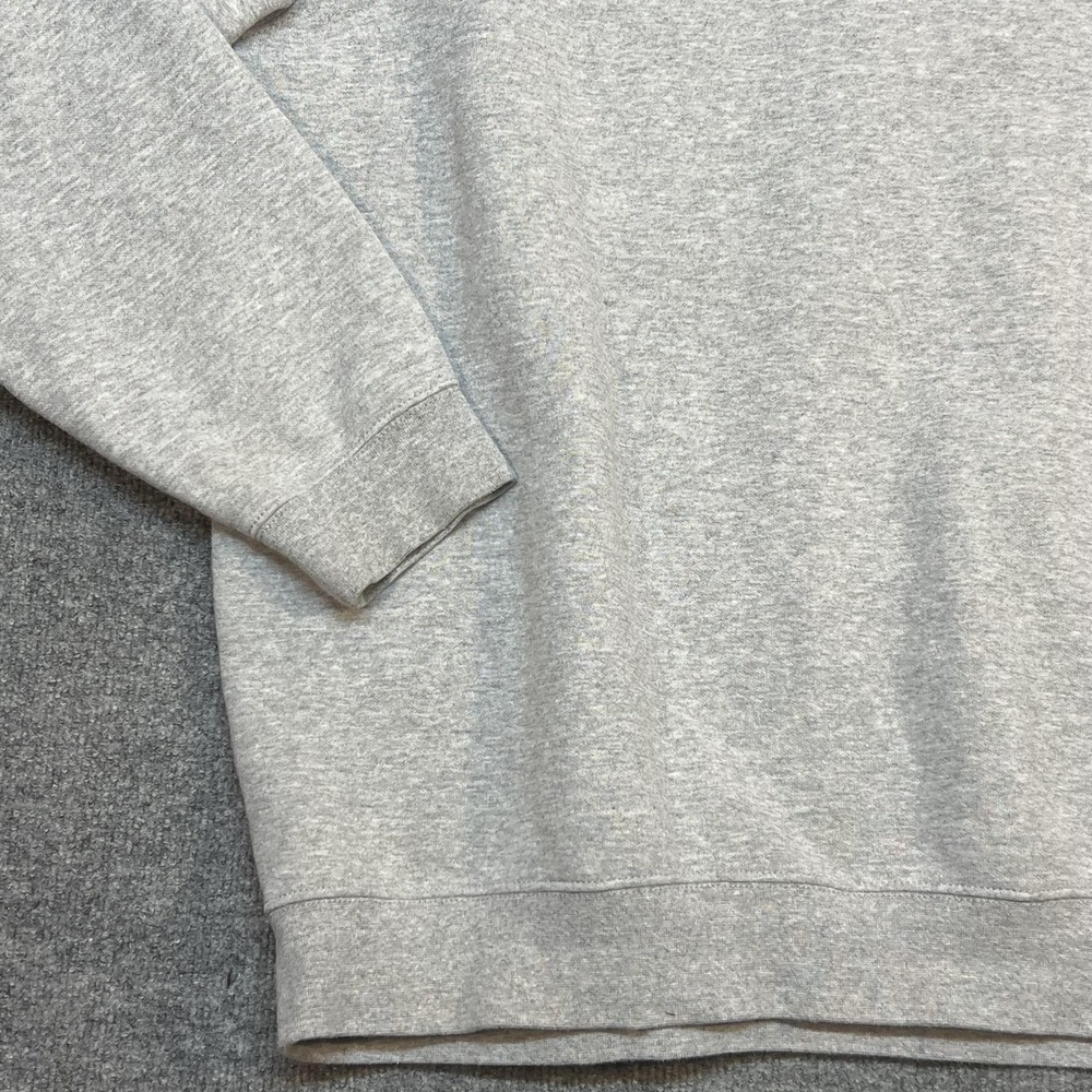 Carhartt Sweatshirt Mens XL Gray Fleece Crewneck Pullover Logo Patch Loose Fit - Picture 3 of 10